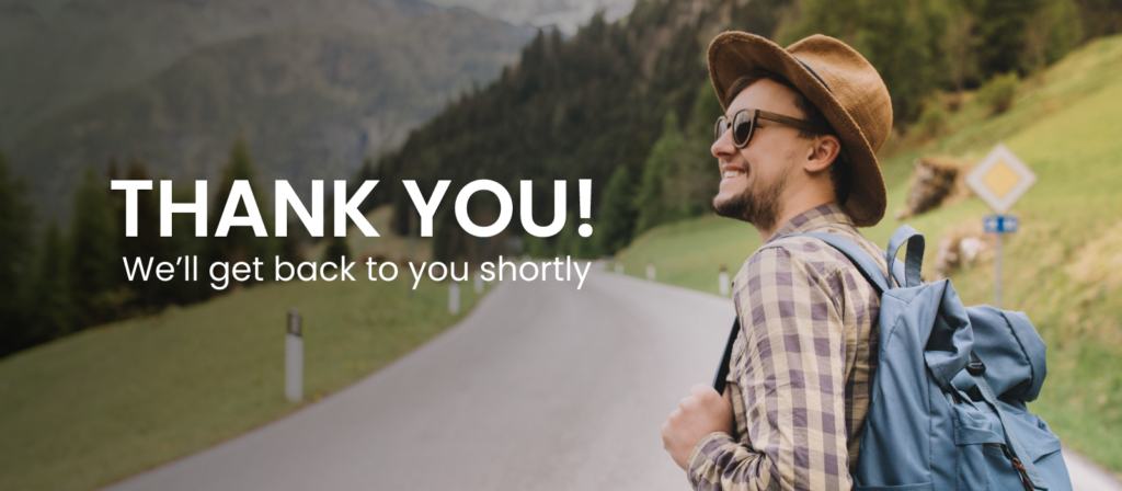 THANKYOU 4 FILLING THE FORM okTRAVEL 1